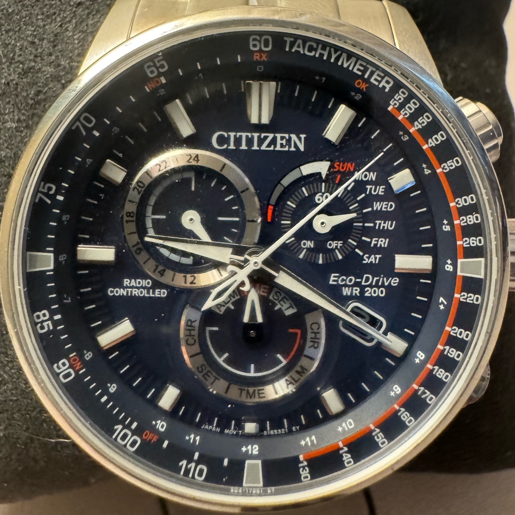 Citizen Men's Watch - Black And Silver